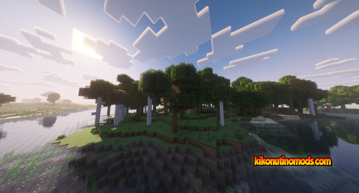 Captura de pantalla de Better Trees mod para Minecraft