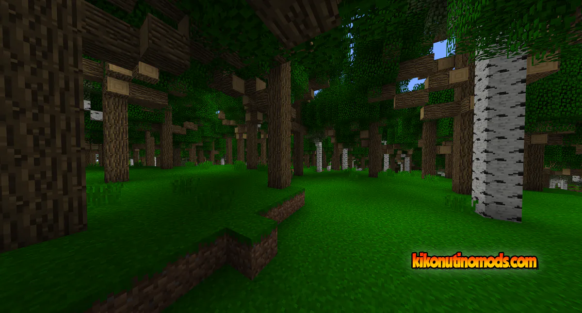 Captura de pantalla de Better Trees para Minecraft: Forest