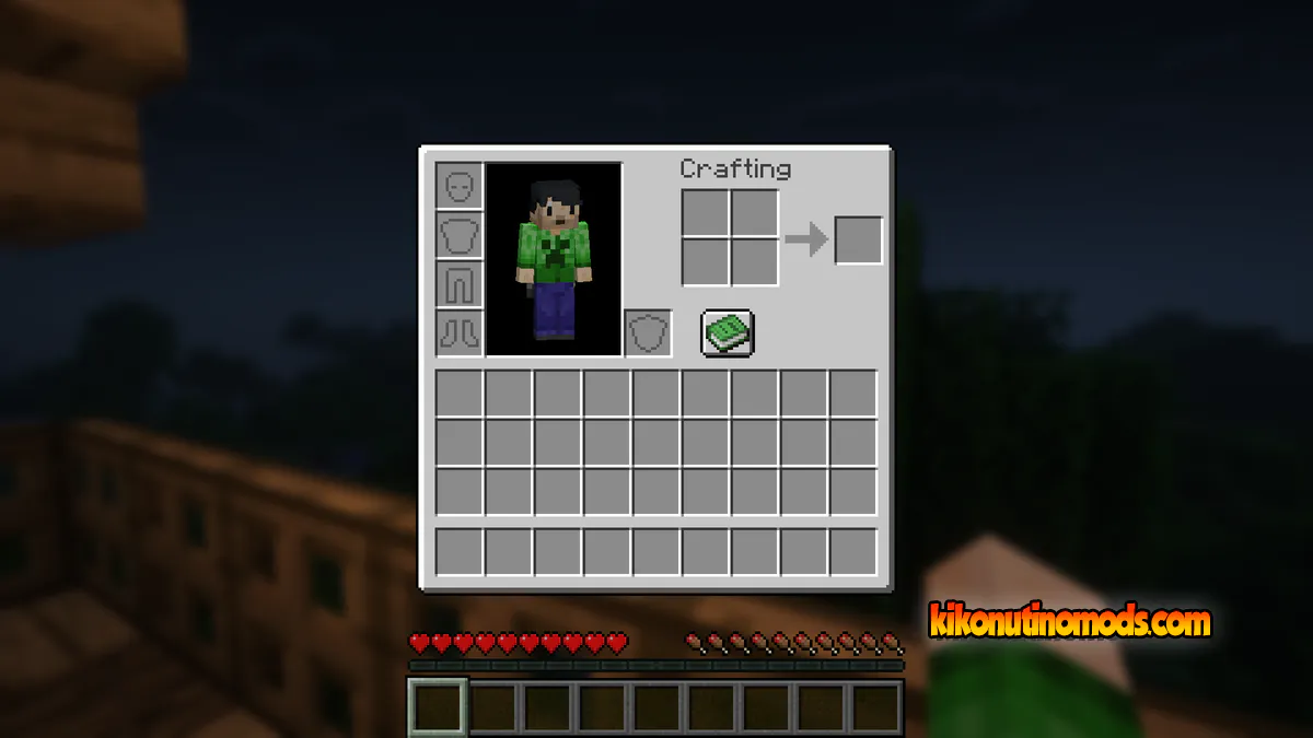 Captura de pantalla de Blur+ para Minecraft: The default configuration