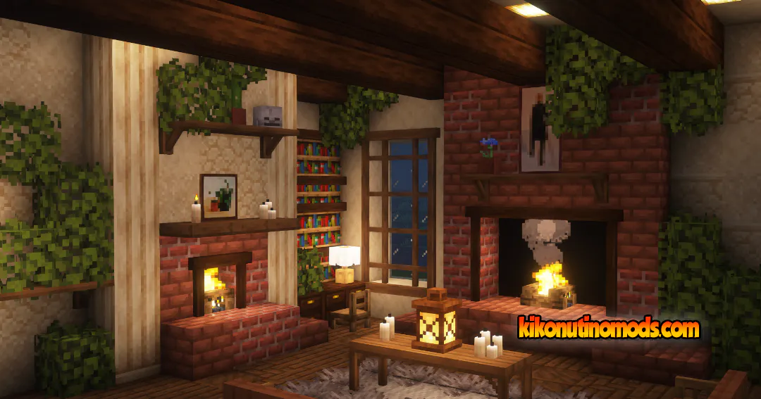 Captura de pantalla de Building But Better para Minecraft: Cozy Rustic Interior - by crispytwig