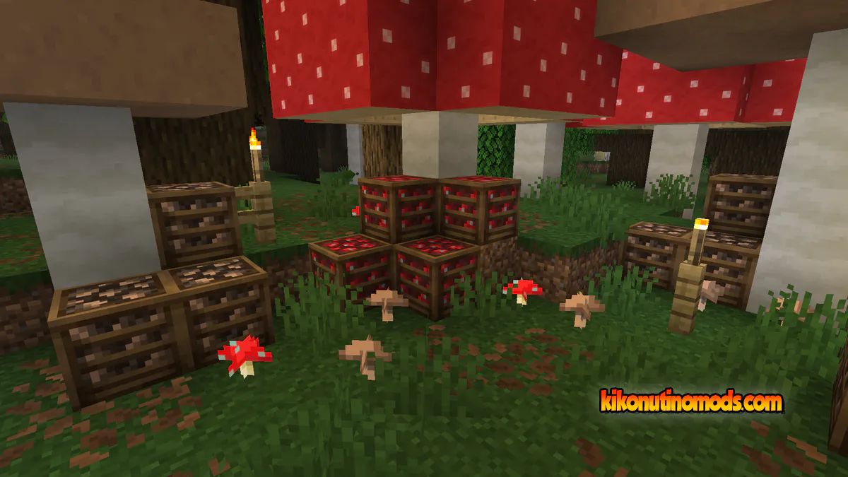 Captura de pantalla de Crate Delight para Minecraft: Mushroom Crates