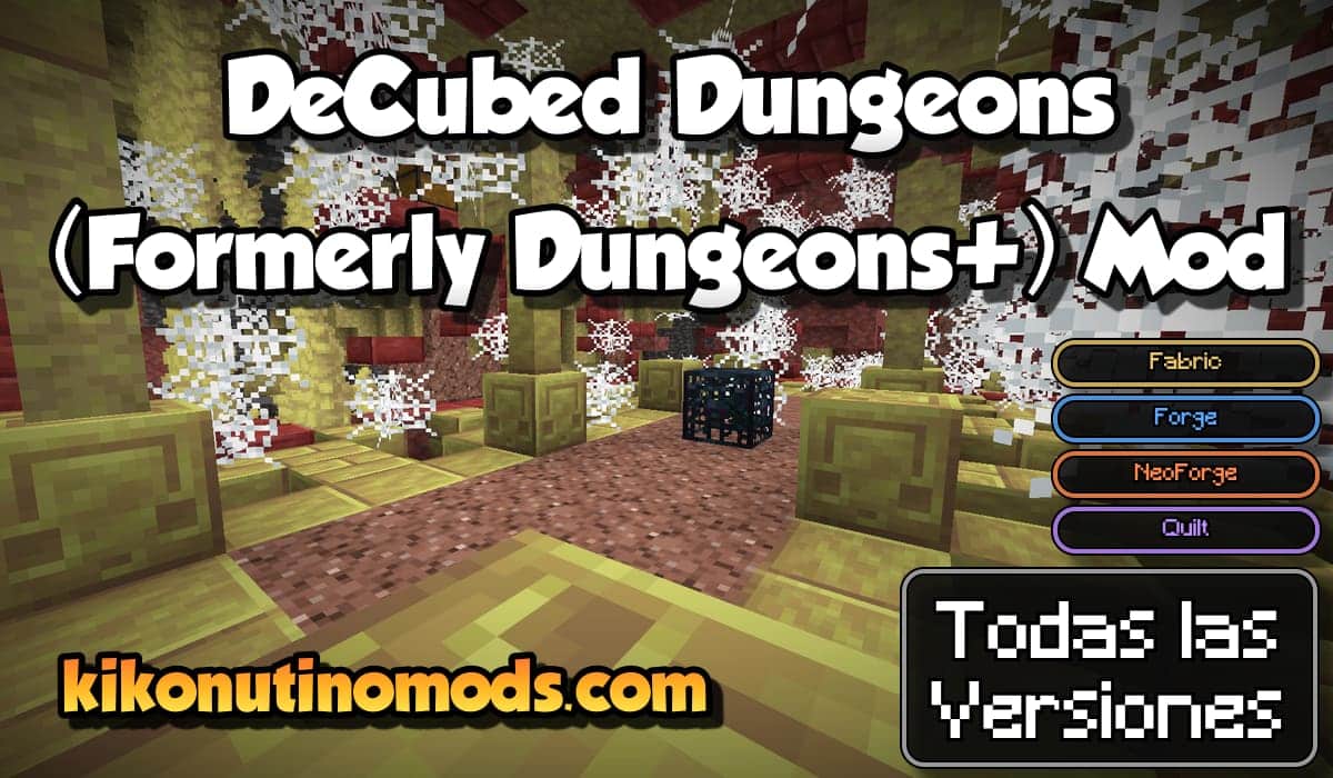 DeCubed Dungeons (Formerly Dungeons+) Mod