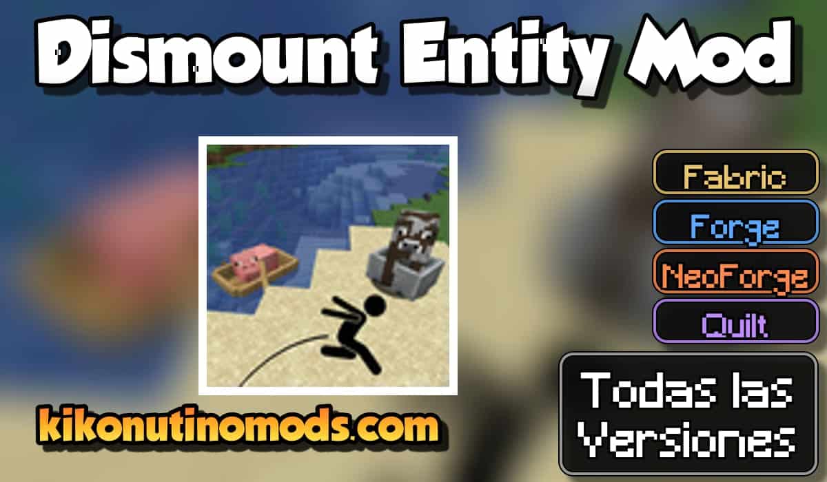 Dismount Entity Mod