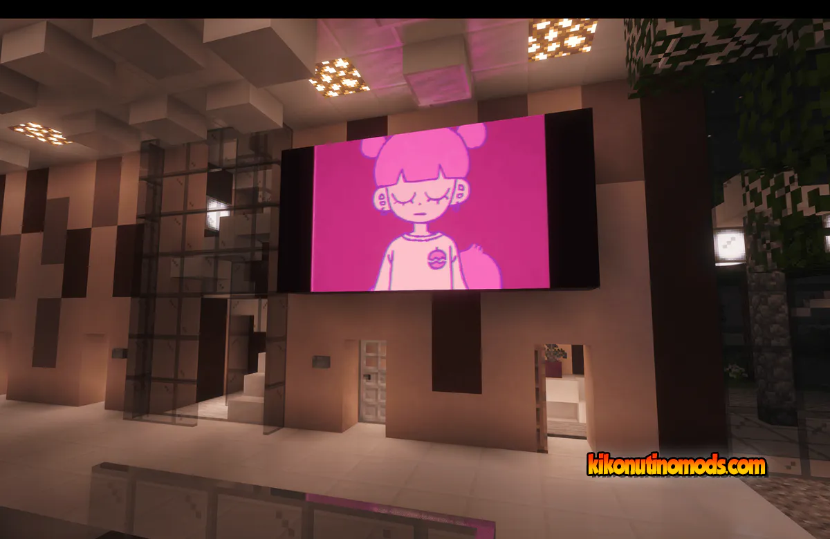 Captura de pantalla de Dream Displays para Minecraft: Hall