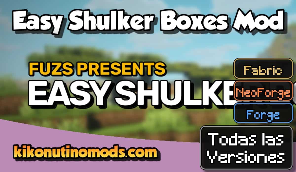 Easy Shulker Boxes Mod