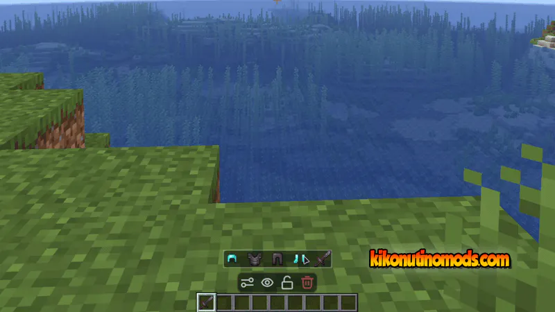 Captura de pantalla de EvergreenHUD (FPS / CPS / Keystrokes HUD) para Minecraft: Moving and scaling