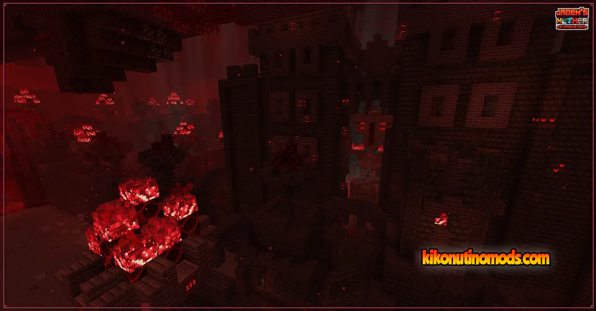 Captura de pantalla de Jaden's Nether Expansion para Minecraft: Sanctum I