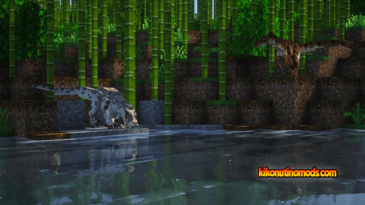 Captura de pantalla de Jurassic World Craft para Minecraft: Male Velociraptor & Female Achillobator