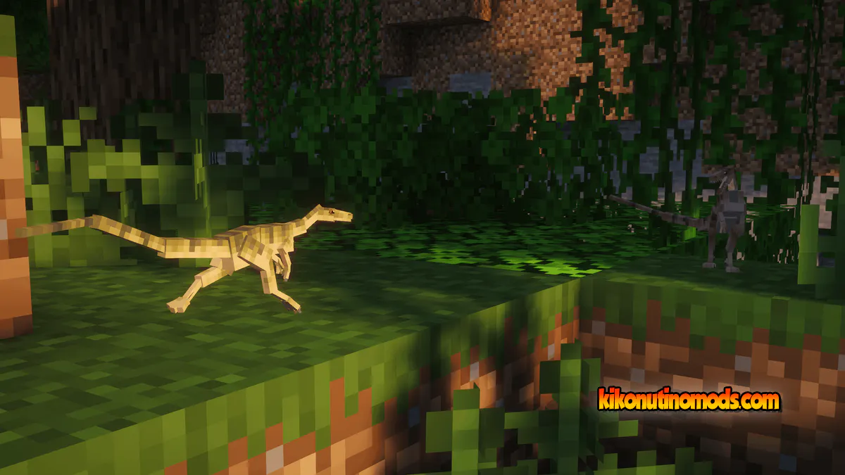Captura de pantalla de Jurassic World Craft para Minecraft: Compsognathus
