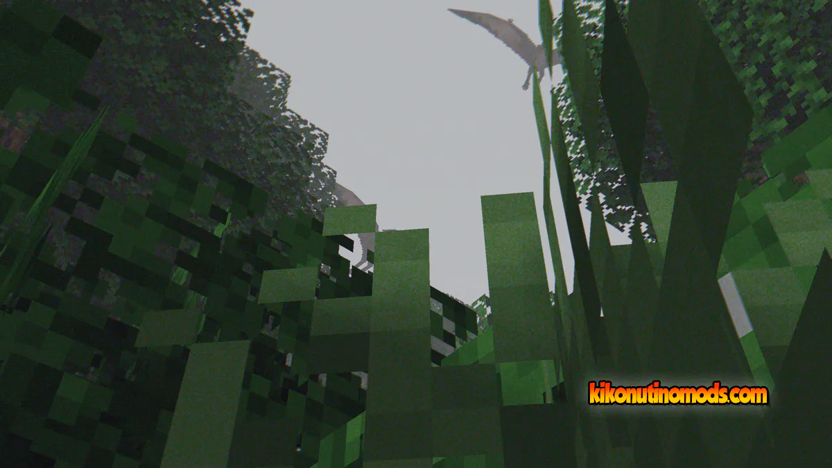 Captura de pantalla de Jurassic World Craft para Minecraft: Pteranodon