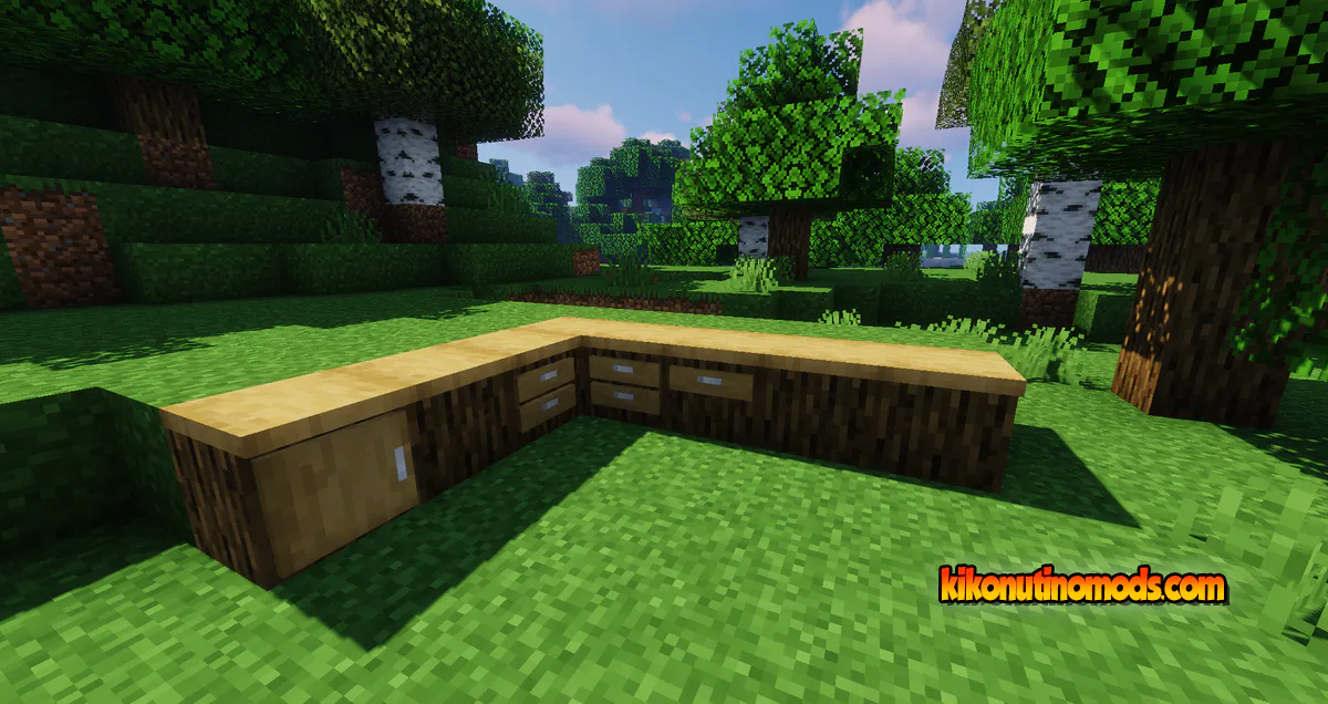 Captura de pantalla de Macaw's Furniture mod para Minecraft