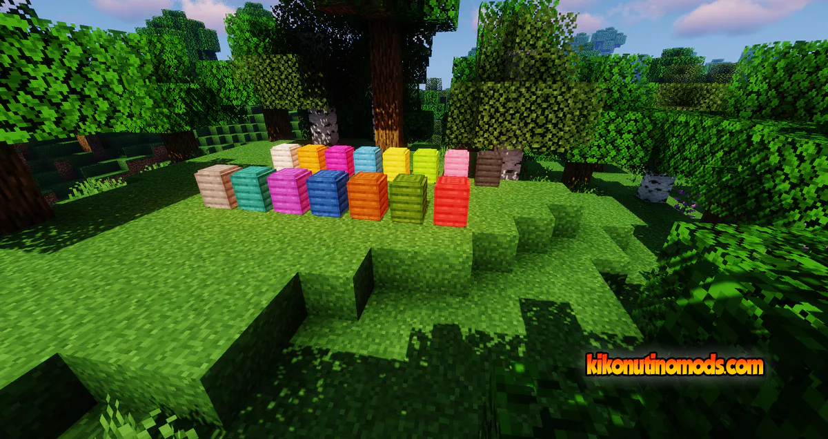 Captura de pantalla de Macaw's Lights and Lamps para Minecraft: Paper Lamps