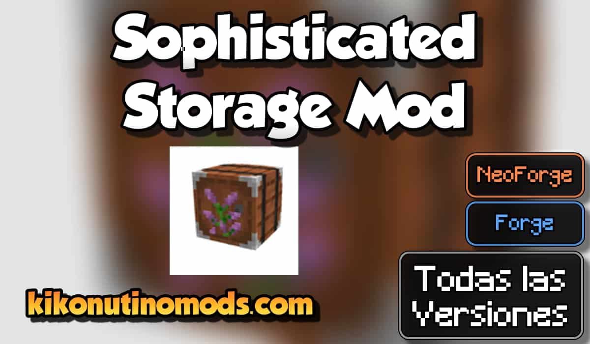 Sophisticated Storage Mod