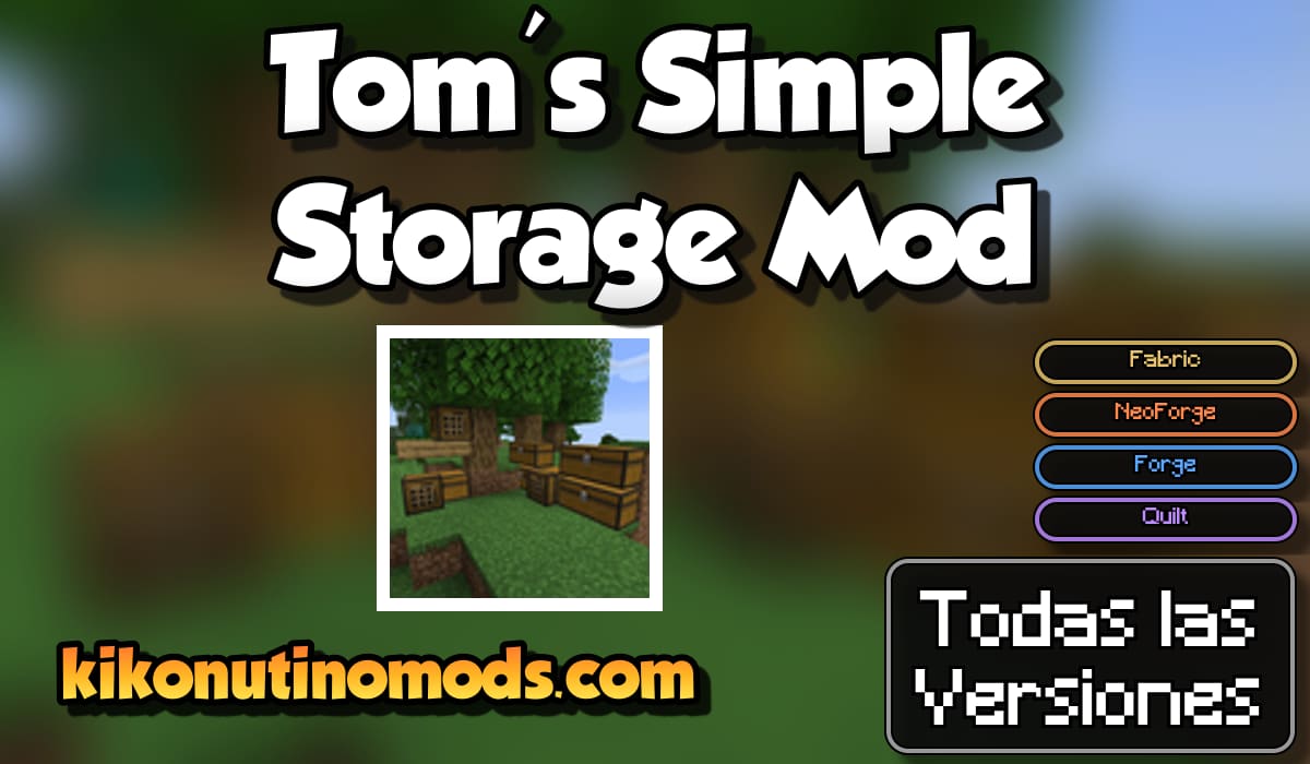 Tom's Simple Storage Mod
