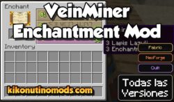 VeinMiner Enchantment Mod