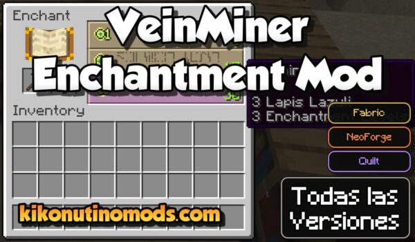 VeinMiner Enchantment Mod